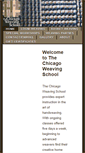 Mobile Screenshot of chicagoweavingschool.com